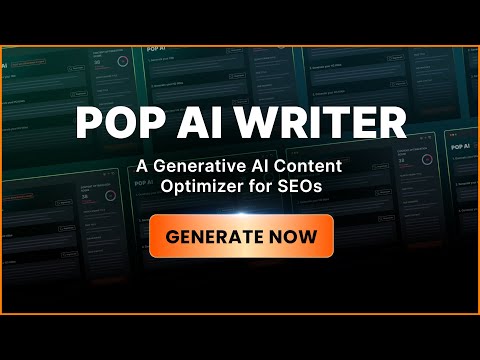 Introducing POP AI Writer: Live Premiere