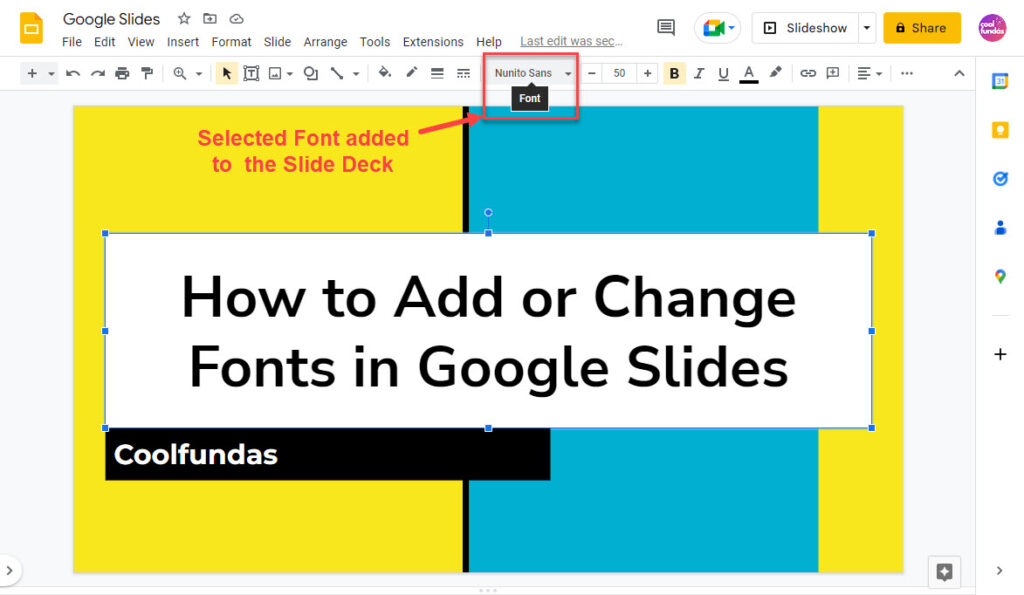 How to Add Fonts in Google Slides 4