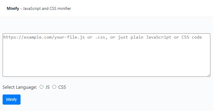 Minify JavaScript 4