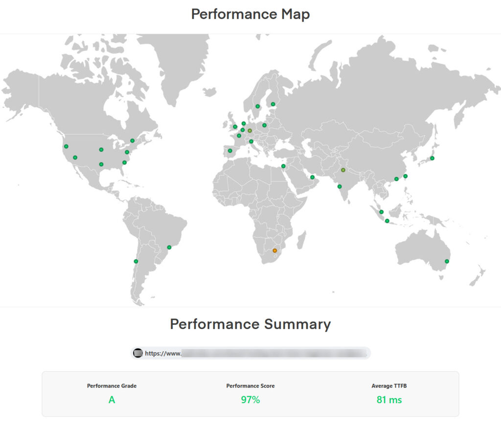 Speedvitals - Performance Map with WP Rocket
